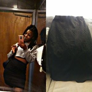 Black skirt